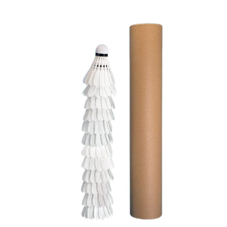 12-Piece Goose Feather Shuttlecock Set with Premium Gift Box