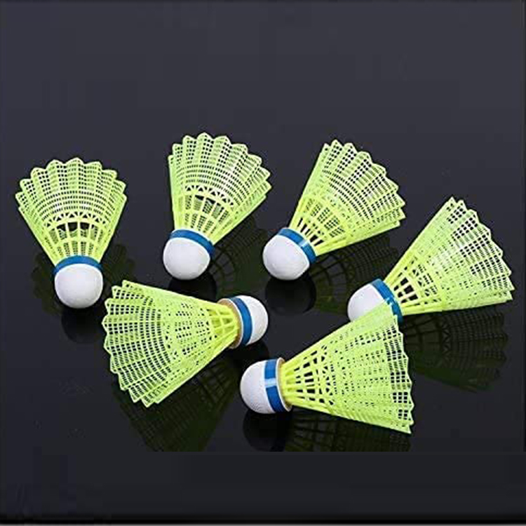2024 Yellow Nylon Badminton Shuttlecock for Outdoor Training