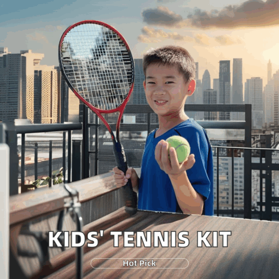 23 Inch Aluminum Junior Tennis Racket with Carbon Fiber Face