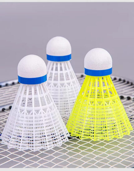 3-Pack Plastic Shuttlecocks with Foam Head – Outdoor Training Use