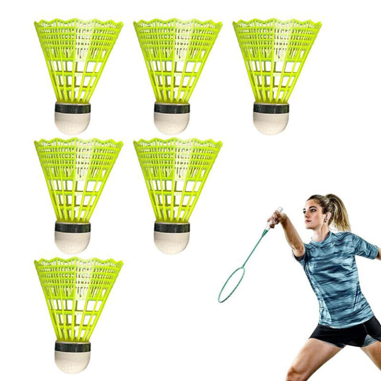 Assorted color plastic badminton shuttlecocks for casual and beginner use