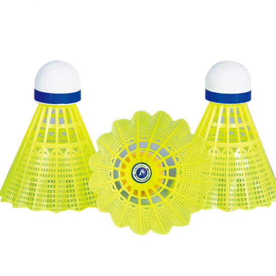 Assorted color plastic badminton shuttlecocks for casual and beginner use