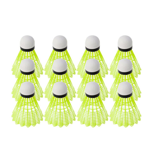 Assorted Color Plastic Badminton Shuttlecock Set