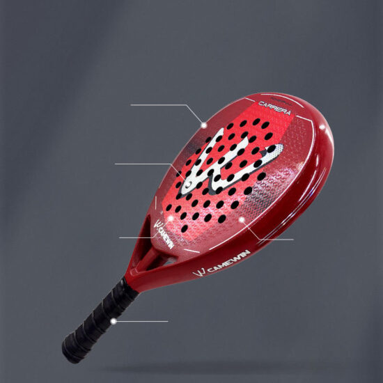 Camewin 5022 Carbon Fiber Padel Racket with EVA Elastic Memory Foam Core

