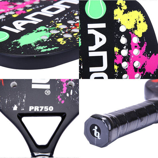 OEM Carbon Beach Tennis Paddle Racket for Outdoor Sports