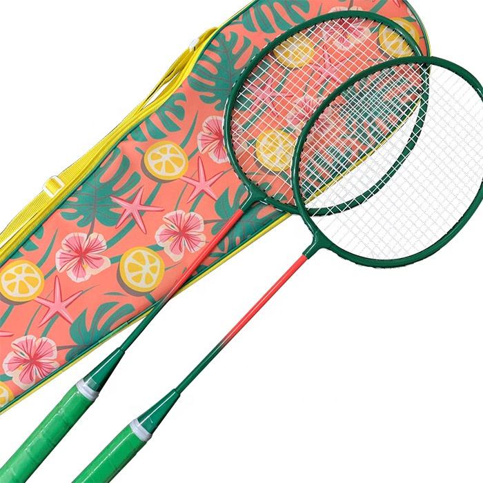 Cheap Wholesale Iron Steel Badminton Rackets for Promotion
