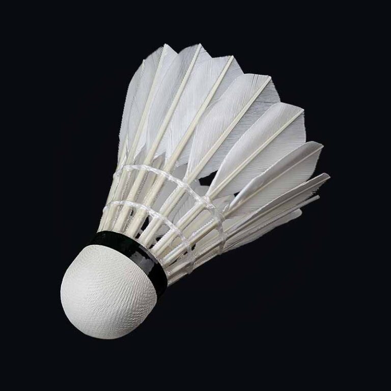 Class A goose feather badminton shuttlecock with PU cork head for training