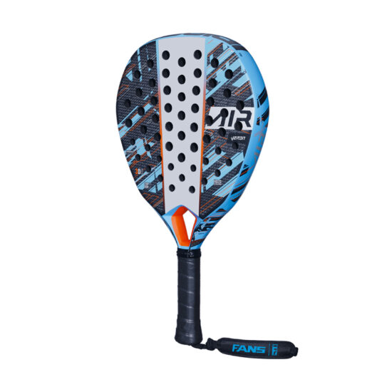 Custom 12K Carbon Fiber Paddle Racket with Wrist Strap