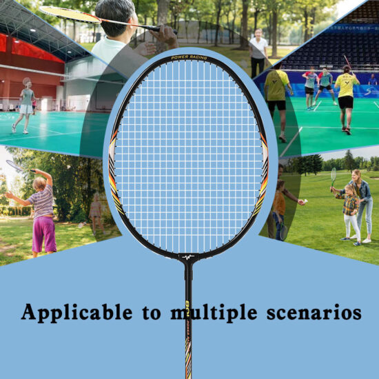 Wholesale Aluminum Badminton Racket Set in Multiple Colors