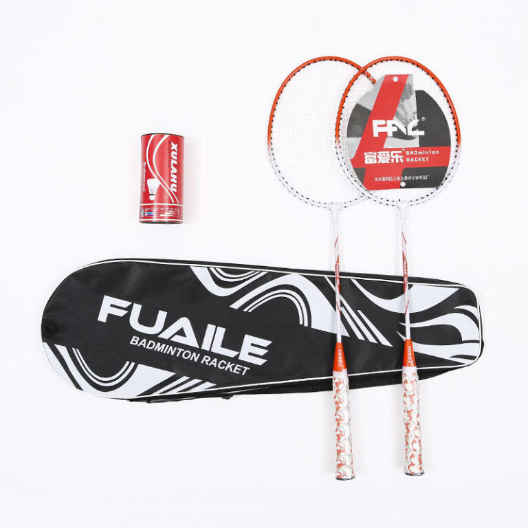 High-Quality OEM Iron Badminton Racket with Custom Logo