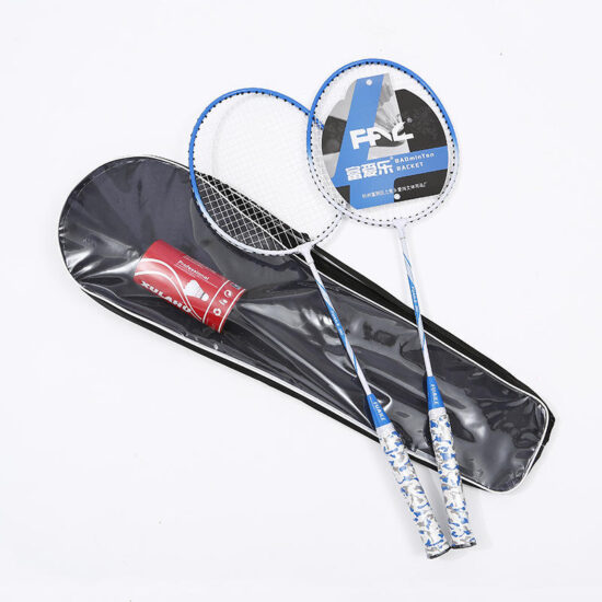 High-Quality OEM Iron Badminton Racket with Custom Logo

