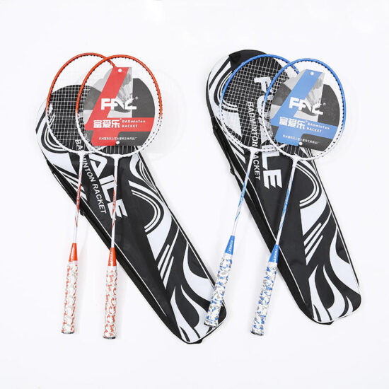 High-Quality OEM Iron Badminton Racket with Custom Logo