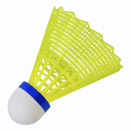 Durable nylon plastic badminton shuttlecocks 12 pieces W-2000
