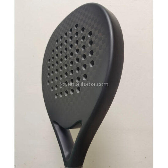 FCT Custom Diamond Shape Carbon Fiber Paddle Racket with EVA Foam Core