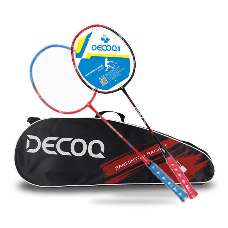 : DECOQ Lightweight Aluminum Badminton Racket for Fast Play