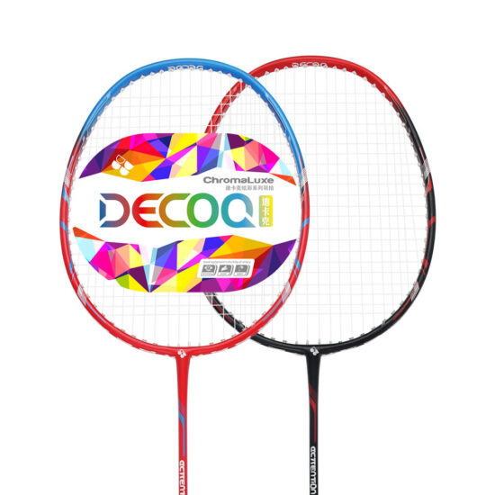 : DECOQ Lightweight Aluminum Badminton Racket for Fast Play
