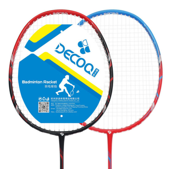 : DECOQ Lightweight Aluminum Badminton Racket for Fast Play