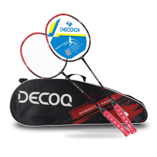 : DECOQ Lightweight Aluminum Badminton Racket for Fast Play