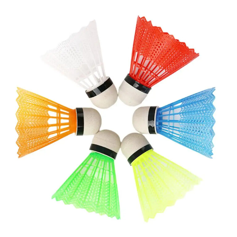 DECOQ Nylon Plastic Badminton Shuttlecock with Cork Base