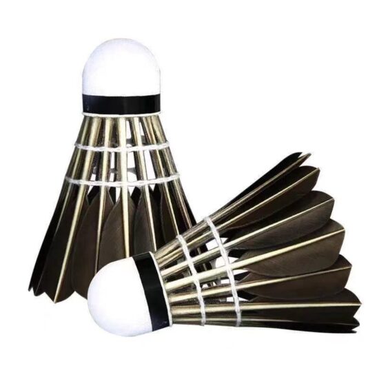 Durable Goose and Duck Feather Badminton Shuttlecocks for Match & Student Training