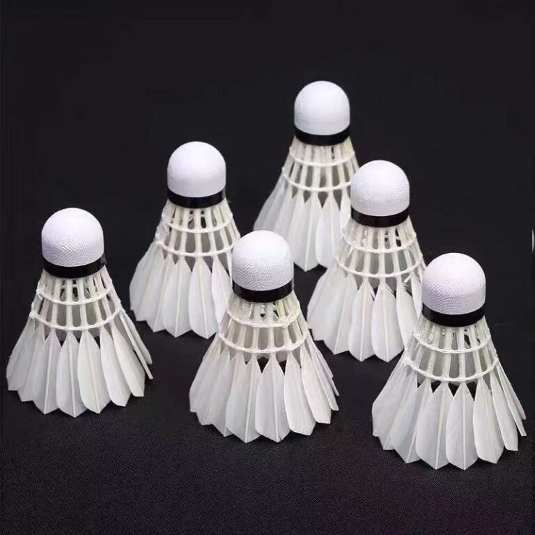 Durable Goose and Duck Feather Badminton Shuttlecocks