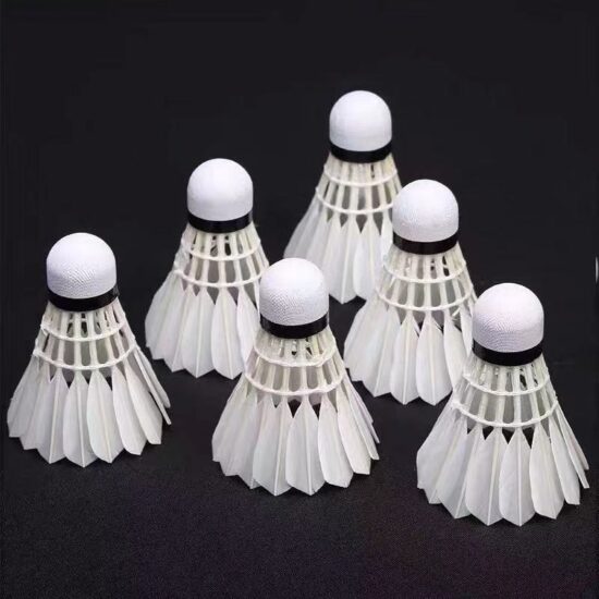 Durable Goose and Duck Feather Badminton Shuttlecocks