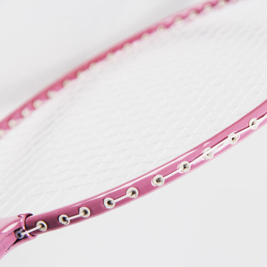 Economical durable iron alloy badminton racket for wholesale and training