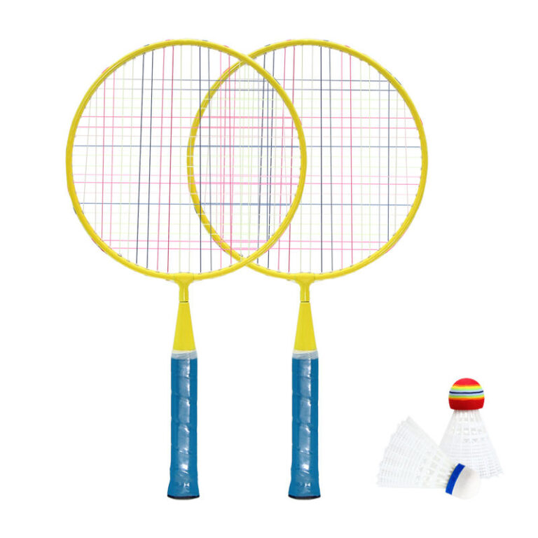 Economical Iron Alloy Badminton Racket for School and Club Training