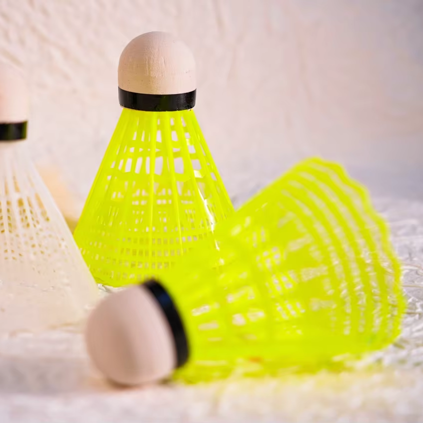 Durable nylon birdie shuttlecocks for gym training and home badminton