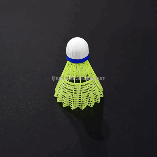Single-Hang Durable Plastic Badminton Shuttlecocks for Training