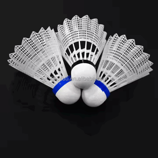 Single-Hang Durable Plastic Badminton Shuttlecocks for Training