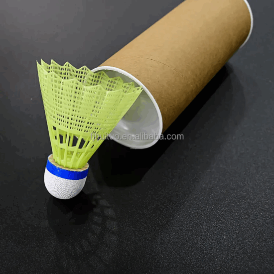 Single-Hang Durable Plastic Badminton Shuttlecocks for Training