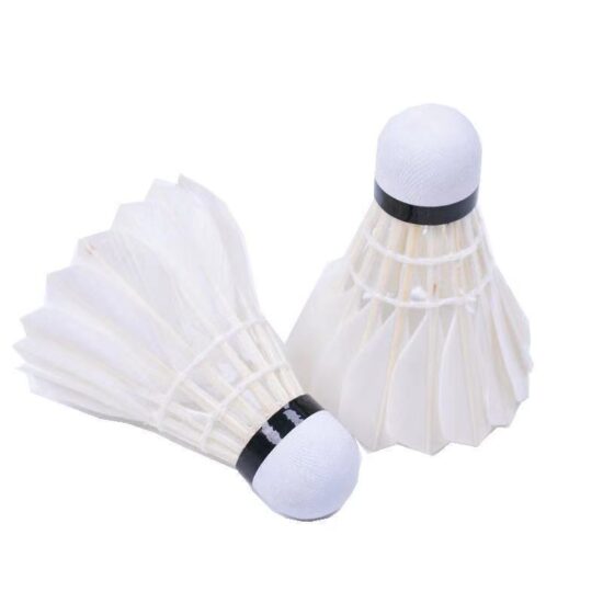 Durable Windproof Goose Feather Badminton Set for Training and Tournaments