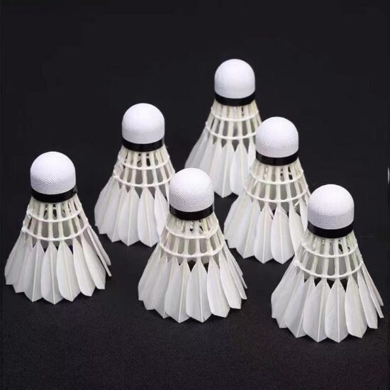 Durable Windproof Goose Feather Badminton Set for Training and Tournaments