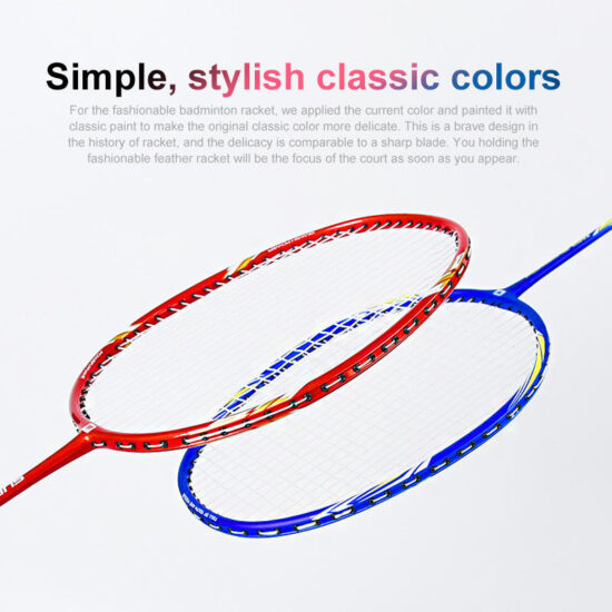 ED02 Custom Aluminum Badminton Racket with Factory Wholesale Price