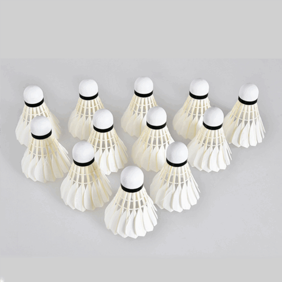 Factory Direct High-Quality Badminton Shuttlecock with Goose Feather Option