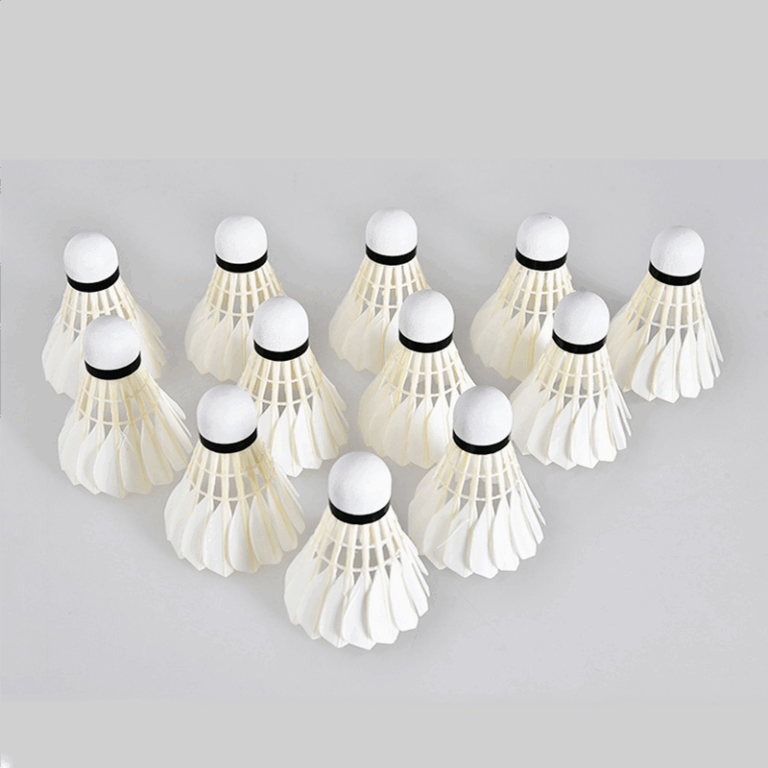 Factory Direct High-Quality Badminton Shuttlecock with Goose Feather Option