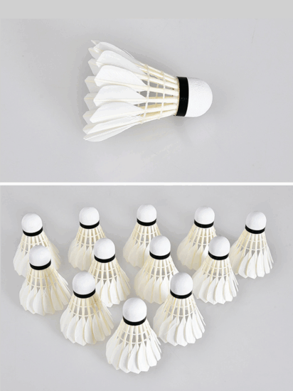 Factory Direct High-Quality Badminton Shuttlecock with Goose Feather Option