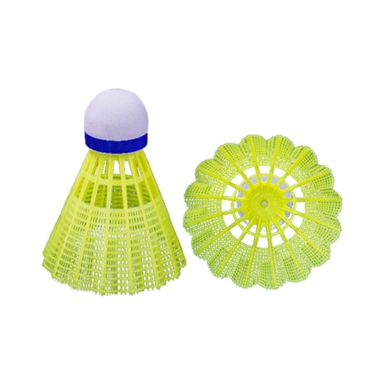 B-350 factory direct nylon badminton shuttlecocks with goose hair tips – 6 pcs