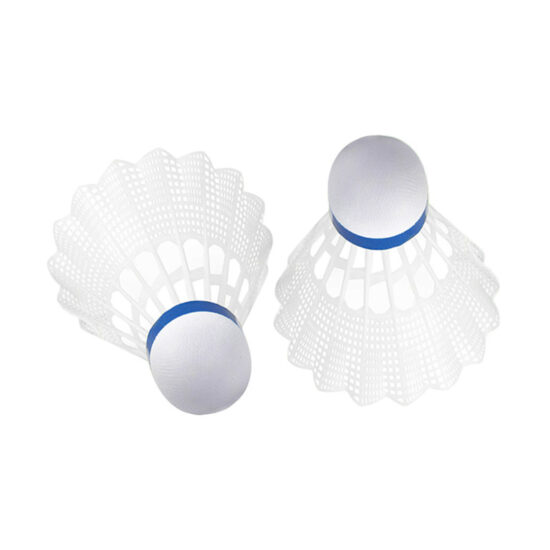 B-350 factory direct nylon badminton shuttlecocks with goose hair tips – 6 pcs