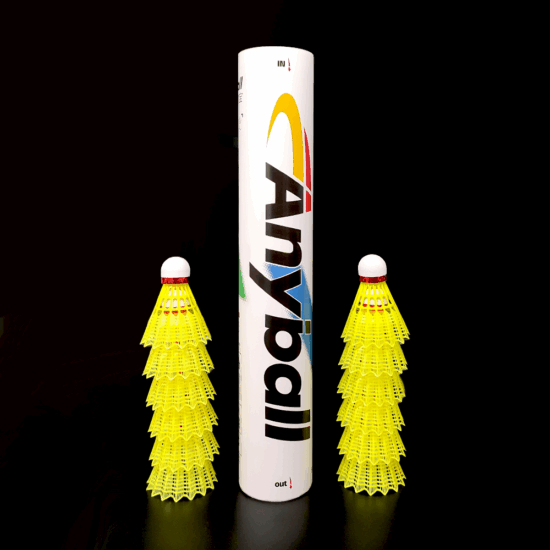 High quality hybrid nylon and feather badminton shuttlecocks wholesale