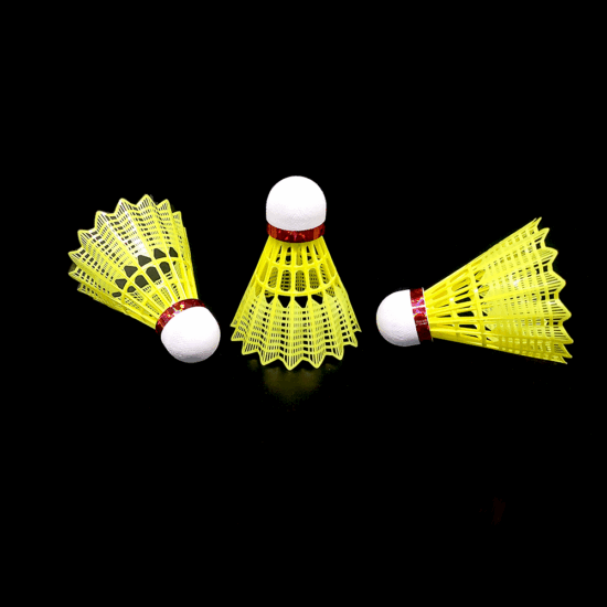 High quality hybrid nylon and feather badminton shuttlecocks wholesale