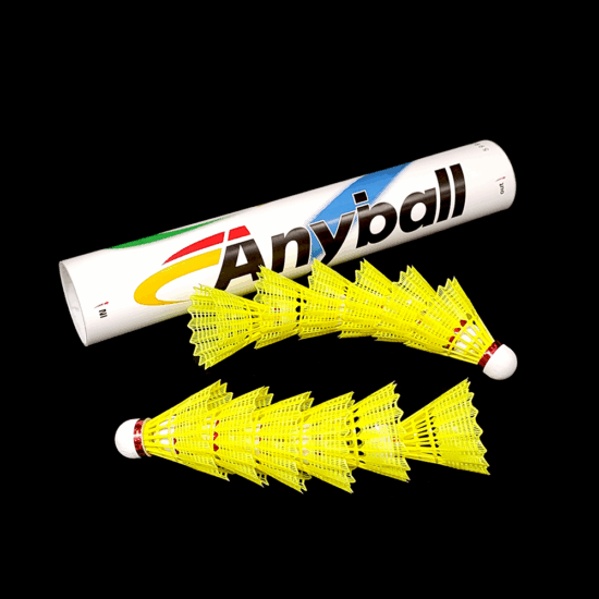 High quality hybrid nylon and feather badminton shuttlecocks wholesale