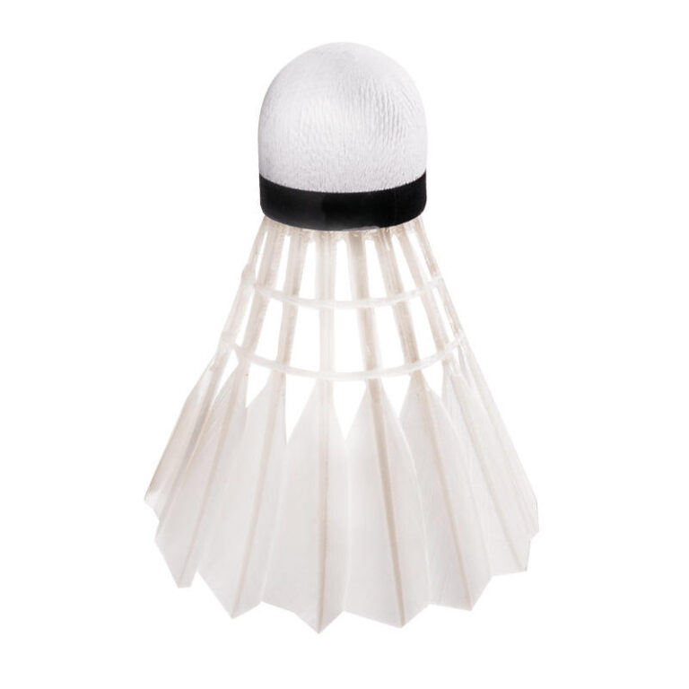 3-Pack Durable Duck Feather Shuttlecocks with Fiber Goose Head for Training