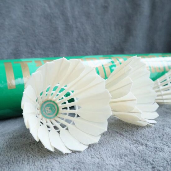 G4 goose feather badminton shuttlecock with PU cork for training