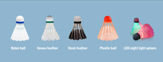 LED light-up nylon badminton shuttlecocks for night training and fun games