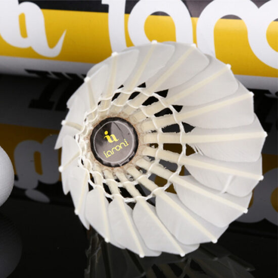Goose feather badminton shuttlecock baton style at factory price