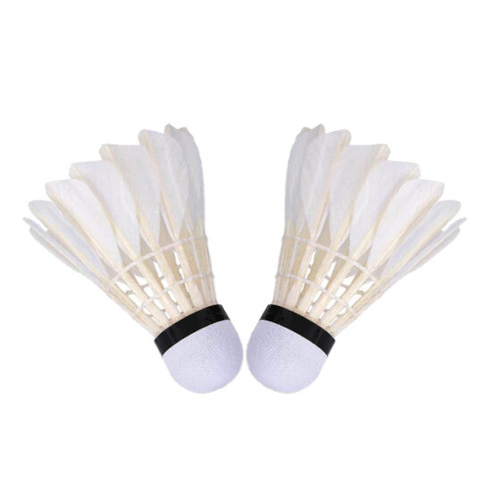 Goose feather badminton shuttlecock baton style at factory price