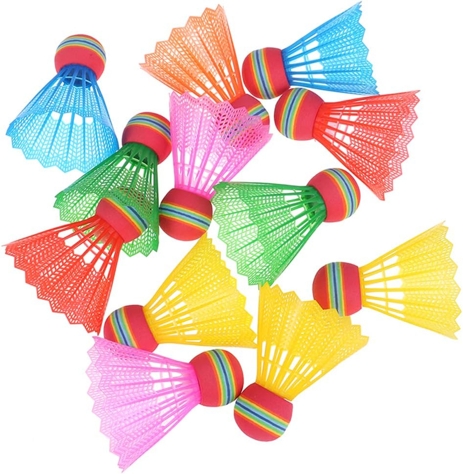 Green nylon plastic badminton shuttlecock by Power Hint