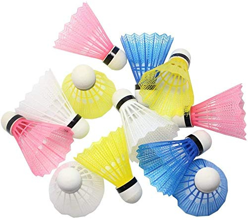 Green nylon plastic badminton shuttlecock by Power Hint